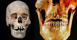 В Мексико са открити издължени черепи на 1600 години със скъпоценни камъни по зъбите