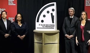 Часовникът на Страшния съд се премести с 4 секунди по-близо до полунощ